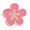 A logo image of a flower. Icon from Icons8